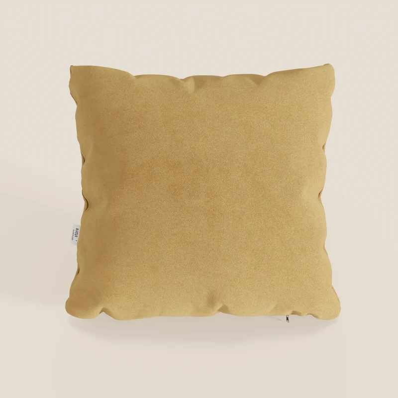 Jazz cuscino disponibile in diversi colori realizzato in microfibra tecnica smacchiabile T11 giallo