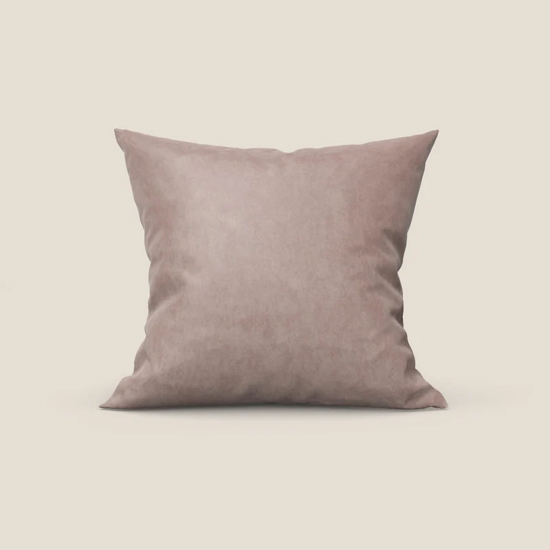 Rotterdam cuscino disponibile in diversi colori realizzato in microfibra effetto velluto raso impermeabile T09 rosa