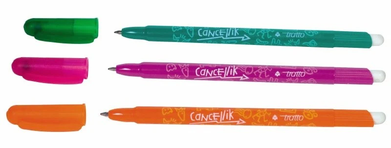 Penna a sfera cancellabile Tratto Cancellik - fucsia - Tratto medio