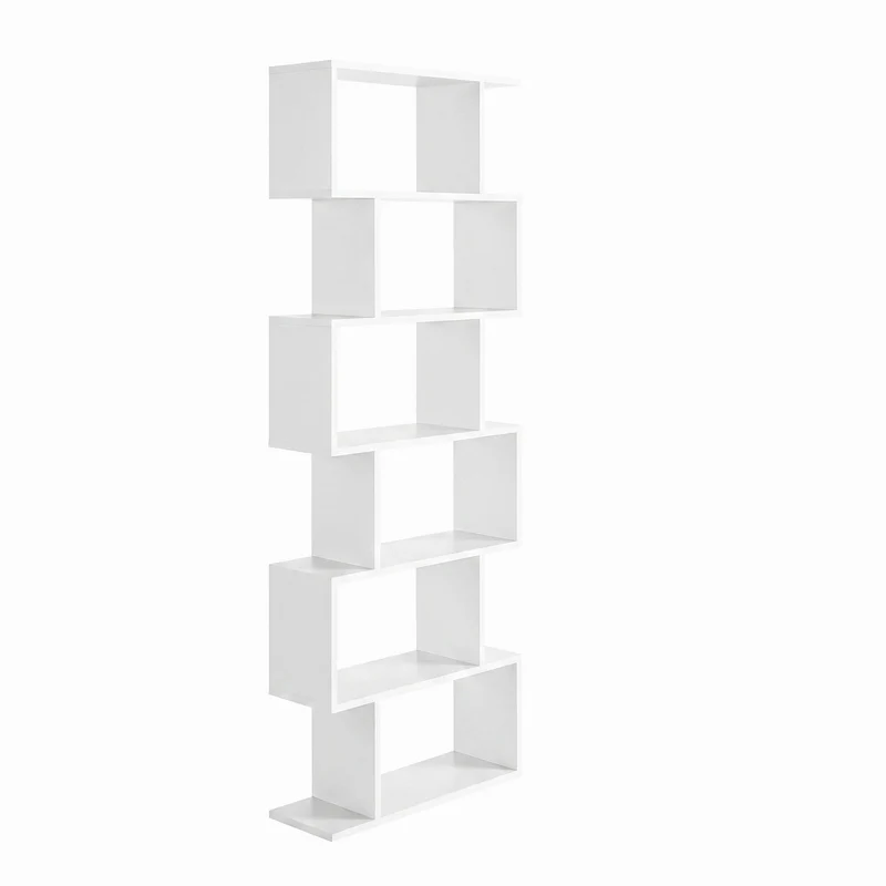 Libreria Scaffale da Terra Decorativa per Soggiorno Camera da Letto