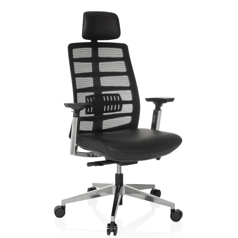 SPINIO ELITE L pelle/mesh - High-end Sedia da ufficio