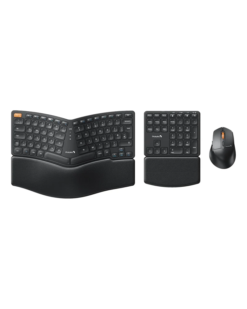 EKM04 Ergonomic Keyboard Mouse Combo (UK Layout)