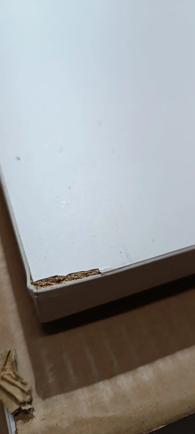 Mobile Ingresso Scarpiera Appendiabiti e Specchio 100x30x61 cm in MDF Vesty Bianco Seconda Scelta
