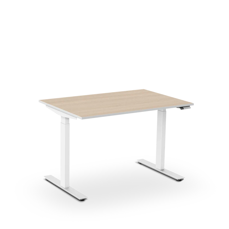 Aeris Active Desk, Holzoptik Eiche, 120x80 cm