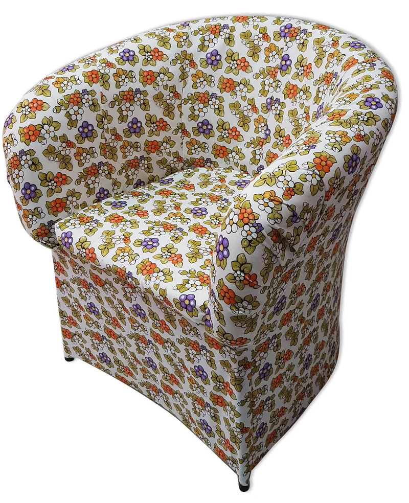 Poltrona Imbottita 65x65x75 cm in Tessuto Renier Tun