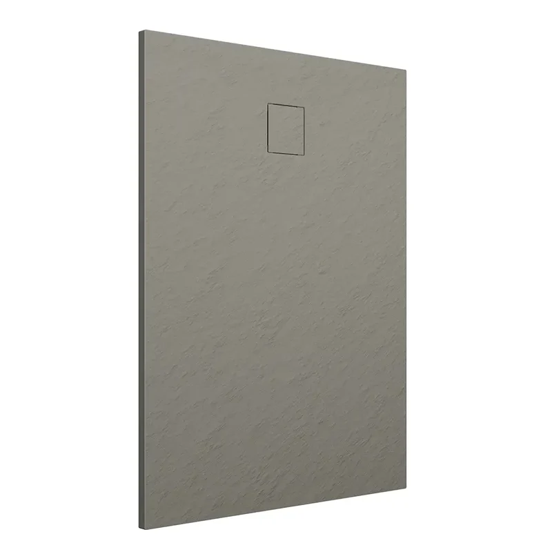 Piatto doccia 90x100 cm colore marrone effetto pietra | Samos