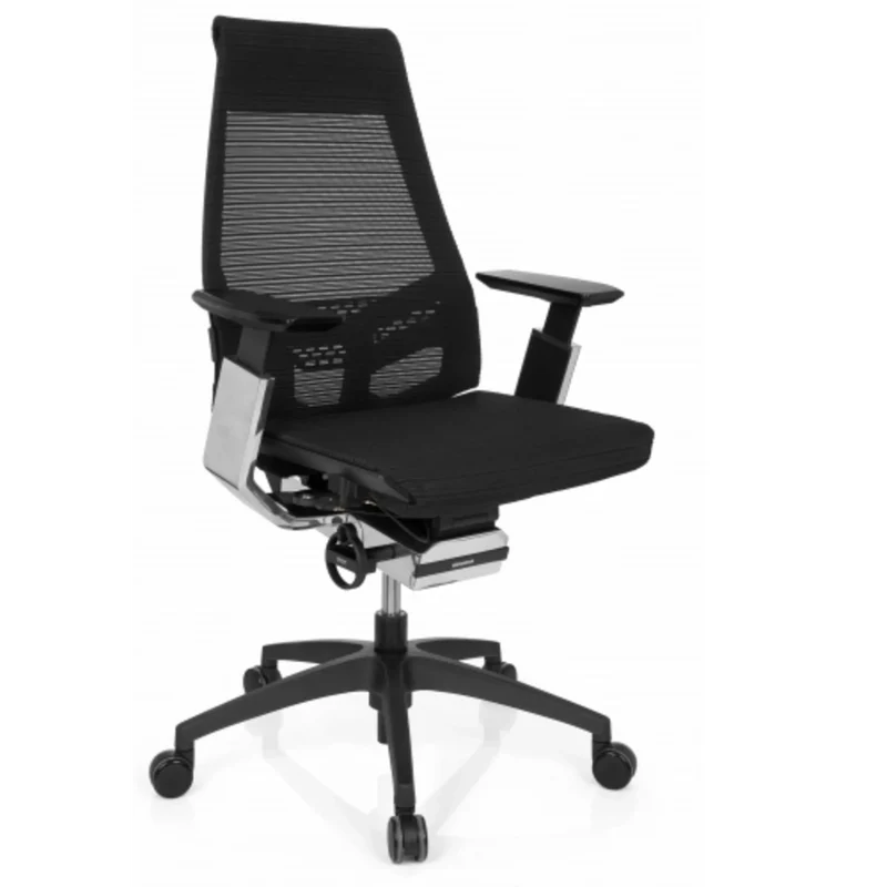 GENIDIA SMART BLACK CM | tessuto di maglia - Sedia da ufficio professionale
