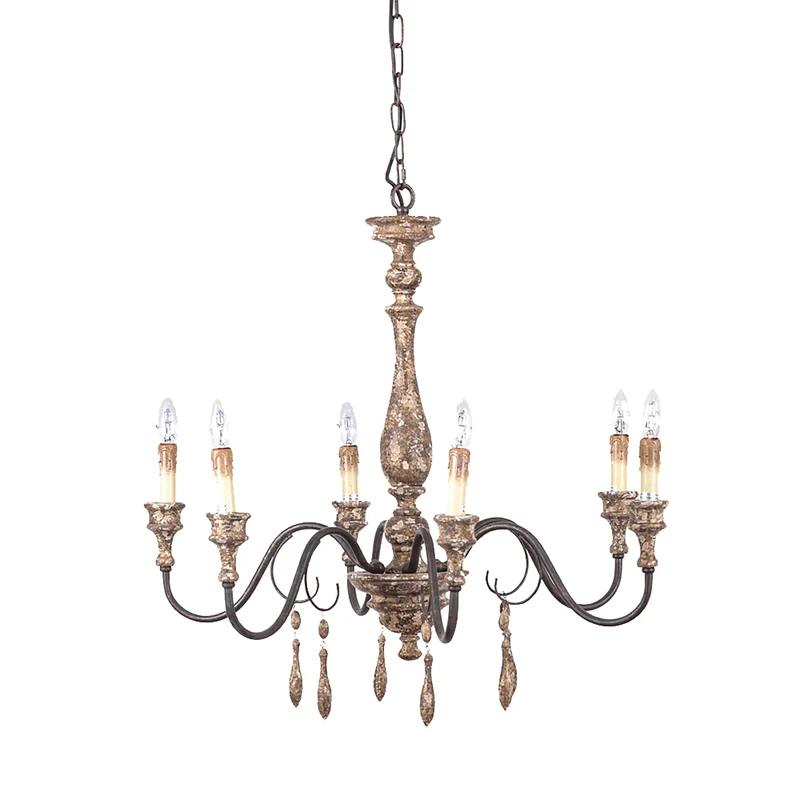 Lampadario Vintage con 6 Bracci Ø 76 cm