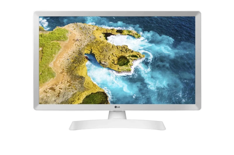 Lg monitor smart tv 24" led 1366x768 hd 2 hdmi 1 usb audio bluetooth 2x5W wi-fi dvb t2/c/s2 24tq510s-Wz grigio ghiaia e bianco