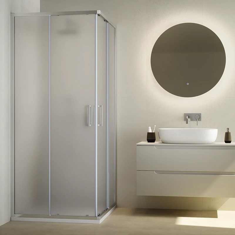 Box doccia 70x100 cm scorrevole vetro 6mm opaco con trattamento anticalcare h195cm scorrevole | Aruba