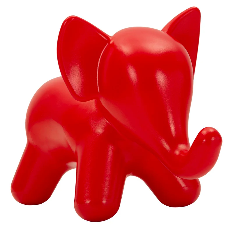 Sgabello Elephant Rosso 86x46x56 cm in Polietilene Rosso