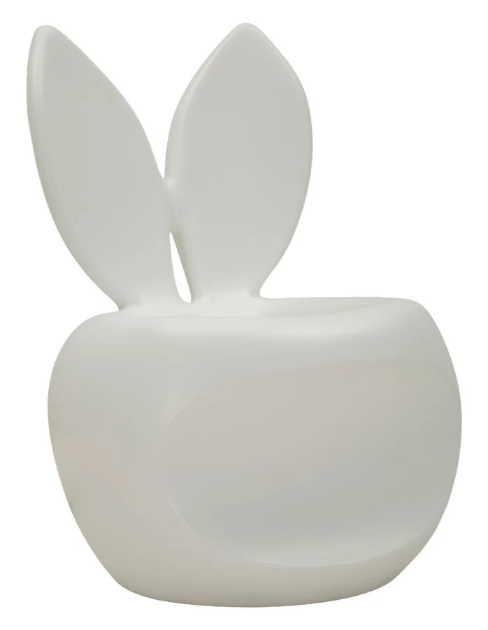 Sedia Bunny Bianca 57x55x79 cm in Polietilene Bianco