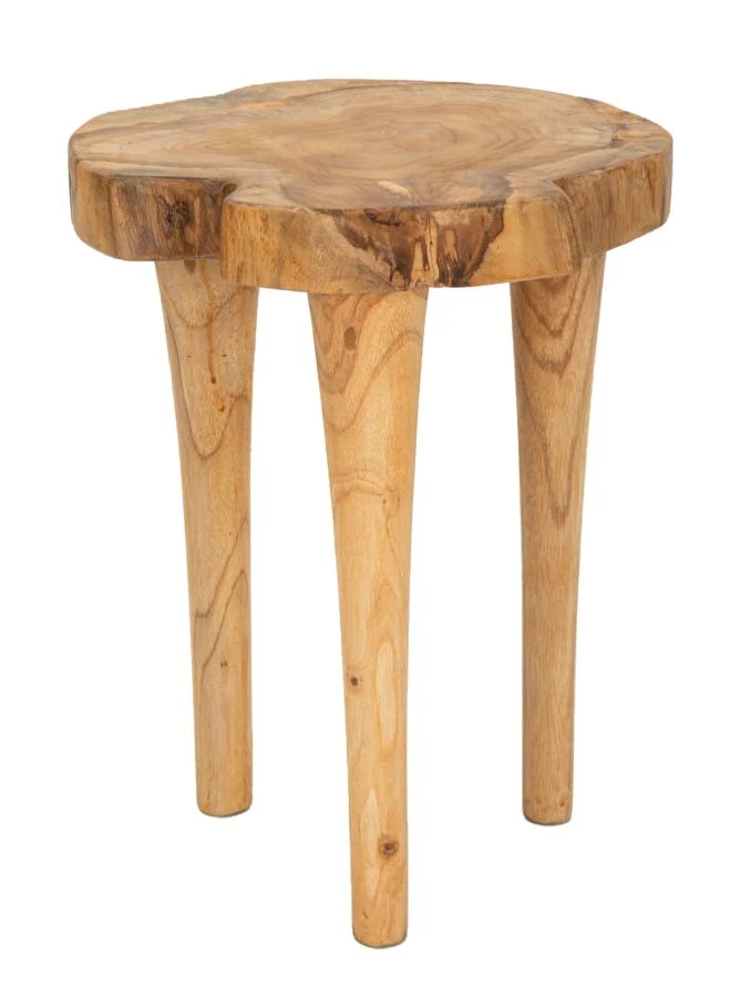 Sgabello Kursi Ø35x45 cm in Teak Riciclato