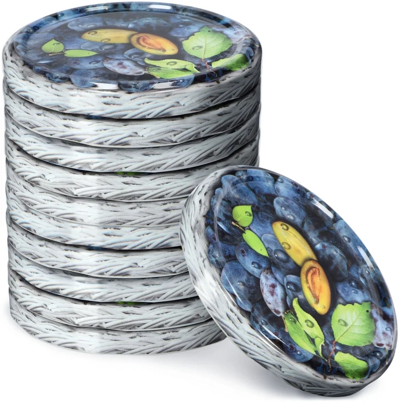 Tappi per barattoli KADAX, diametro 66 mm, confezione da 10 pezzi