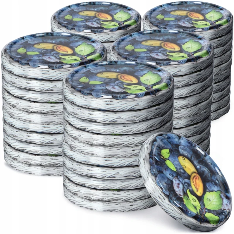 Tappi per barattoli KADAX, diametro 66 mm, 50 pezzi