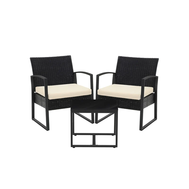 Set di Mobili da Giardino in Rattan PE