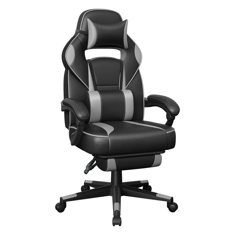 Sedia da Ufficio Ergonomica con Poggiapiedi Telescopico Schienale Regolabile