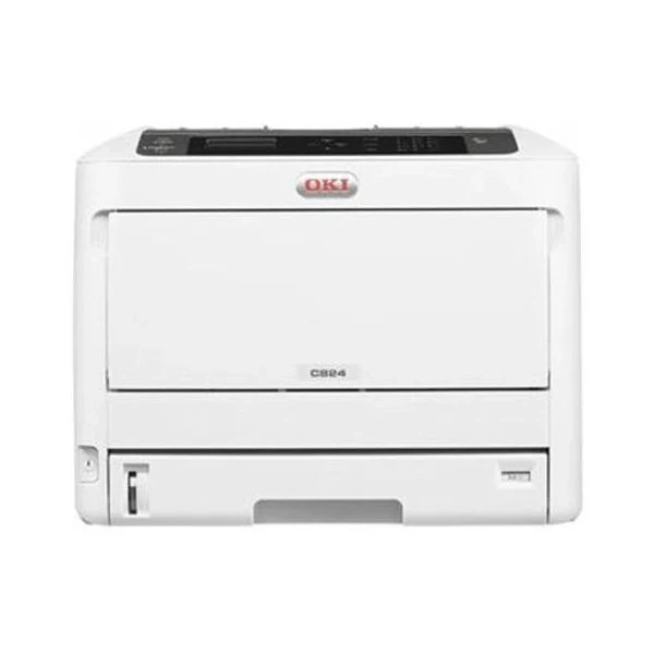 A3 oki c824dn stampante a colori digital led in formato a3/a4, 26ppm a colori/bn in a4 e 14ppm a colori/bn in a3, risoluzione 1200x - 47228002