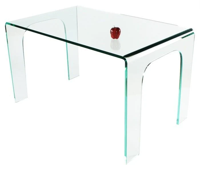 Scrivania in Vetro H75x80x140cm Itamoby Spider Trasparente