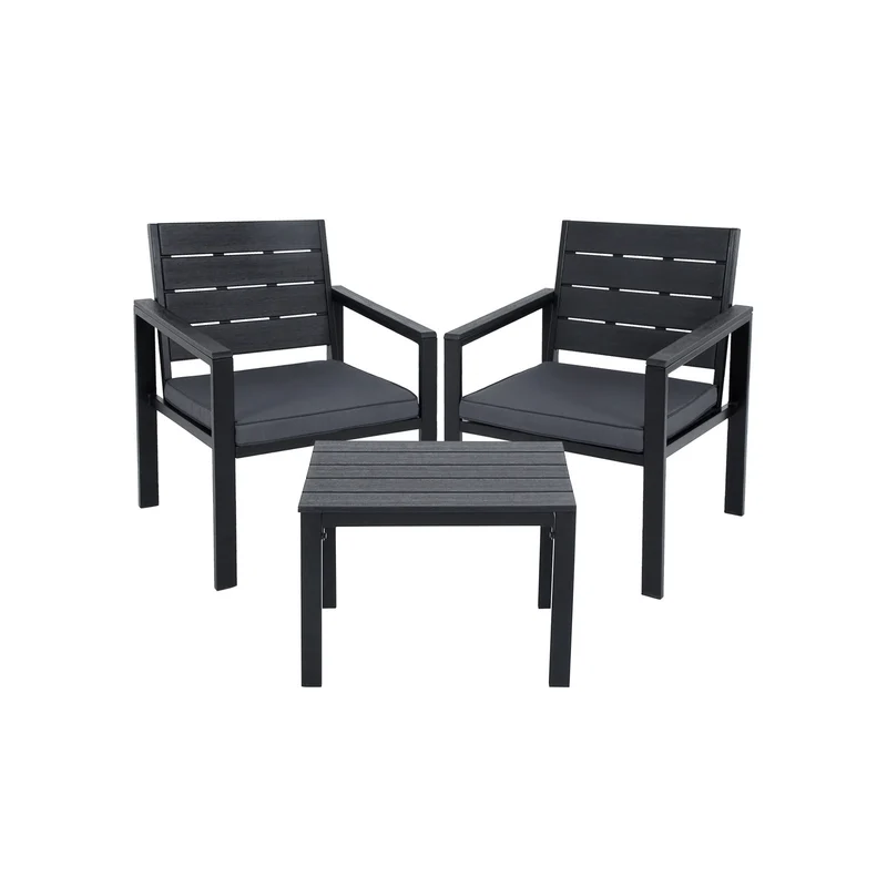 Set di 3 Mobili da Giardino Salotto da Giardino