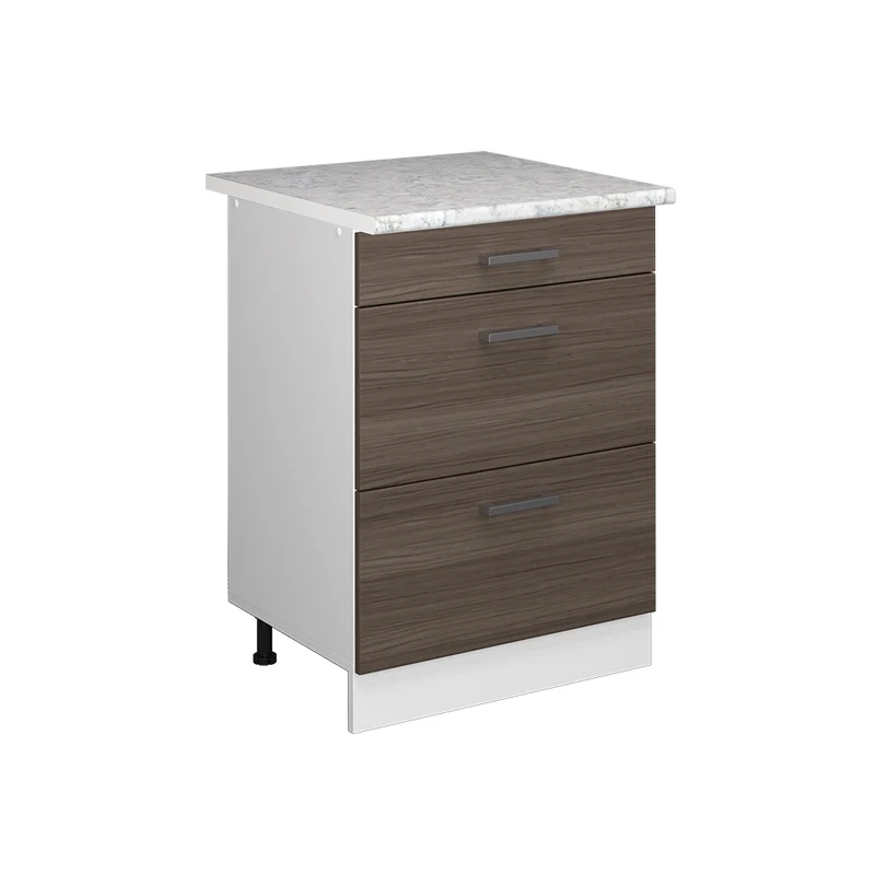 Base universale R-Line Grigio 60 cm con cassetti Vicco
