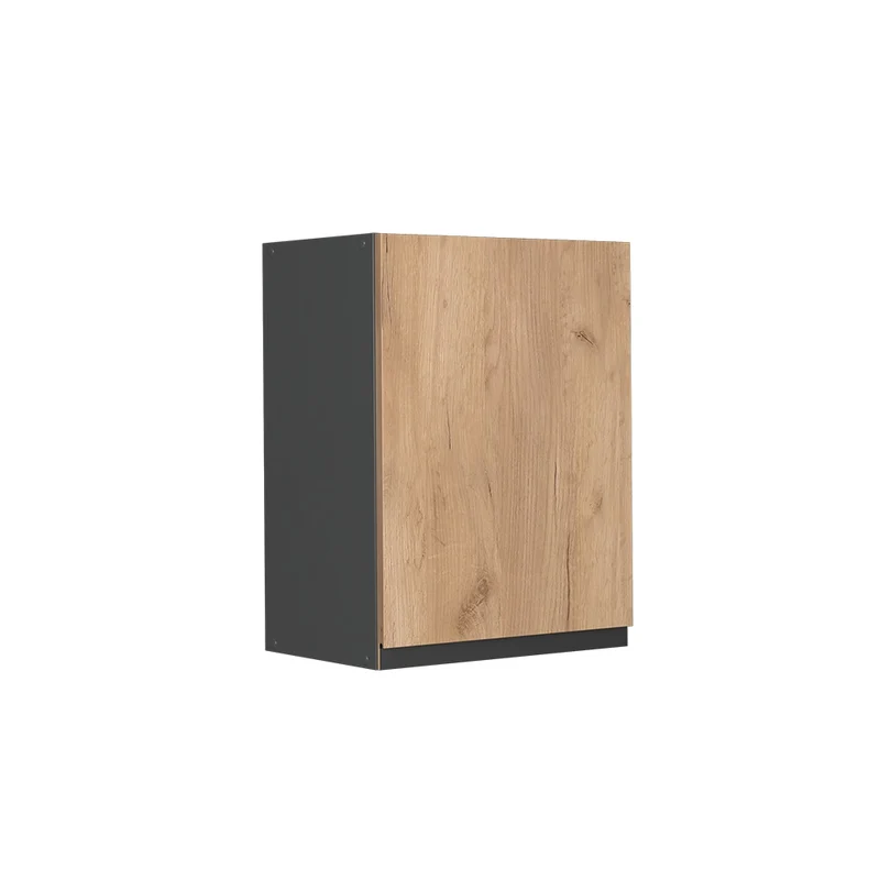 Pensile da cucina R-Line Rovere dorato/Antracite 45 cm Forma a J Vicco