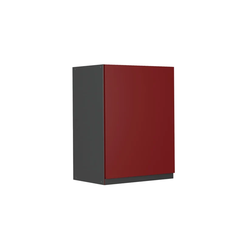 Pensile da cucina R-Line Rosso/Antracite 45 cm Forma a J Vicco