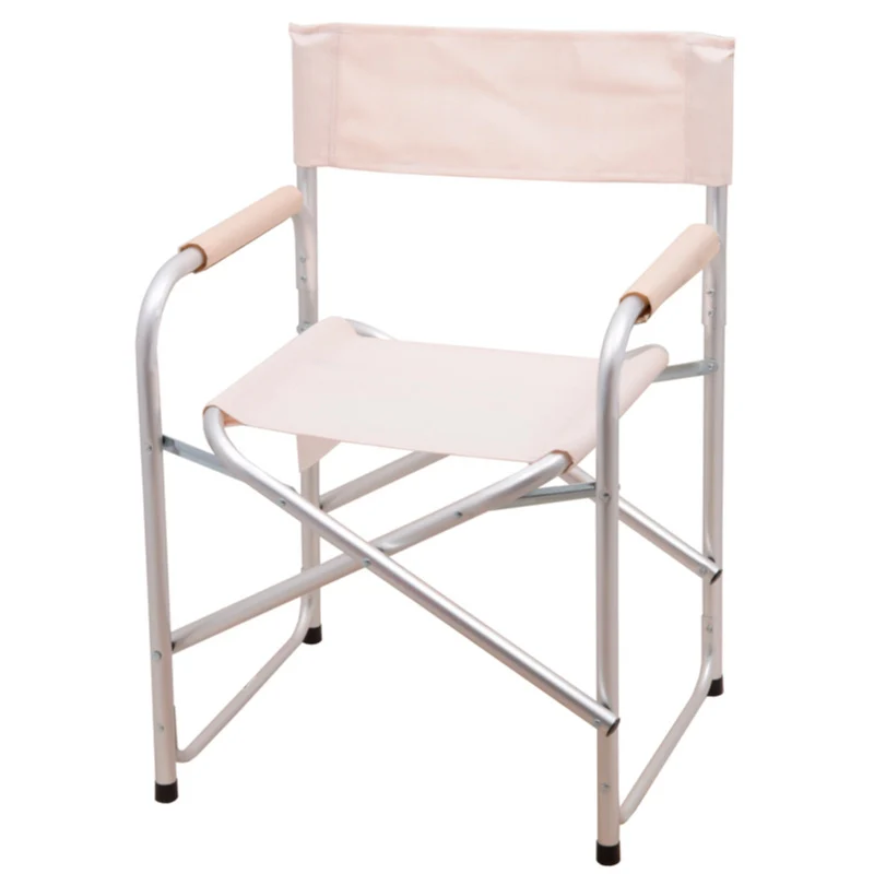 Sedia regista struttura alluminio - beige