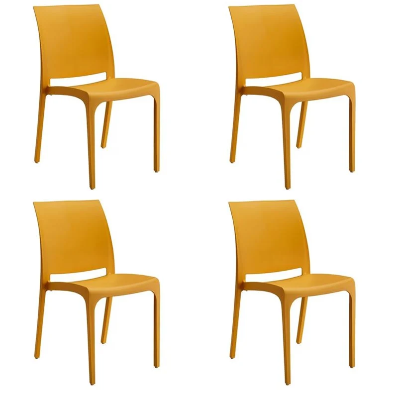 Sedia Volga Senape – Set 4 pezzi – Arredo Esterno