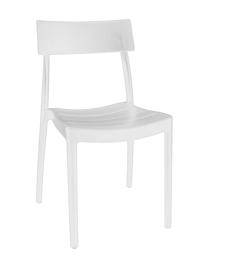 Set 4 Sedie Roma Bistrot Bianche - Arredo Esterno