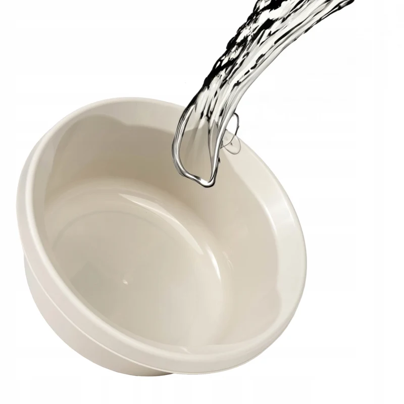 Bacinella per bucato KADAX da 20 litri, grande contenitore rotondo in plastica.