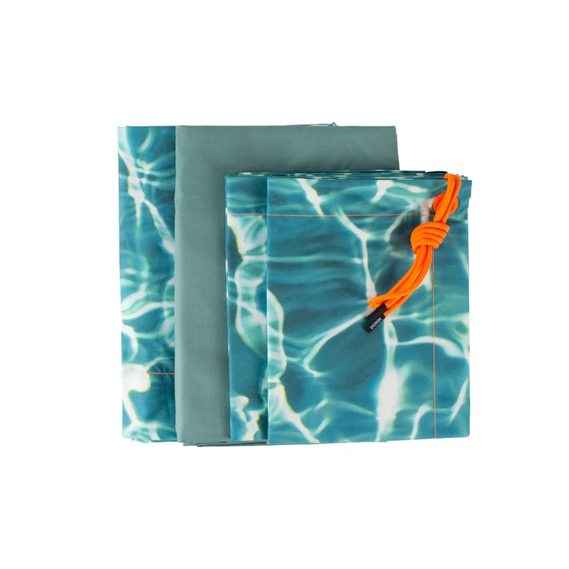 Set Double duvet cover - Cm 250x200 ACQUA