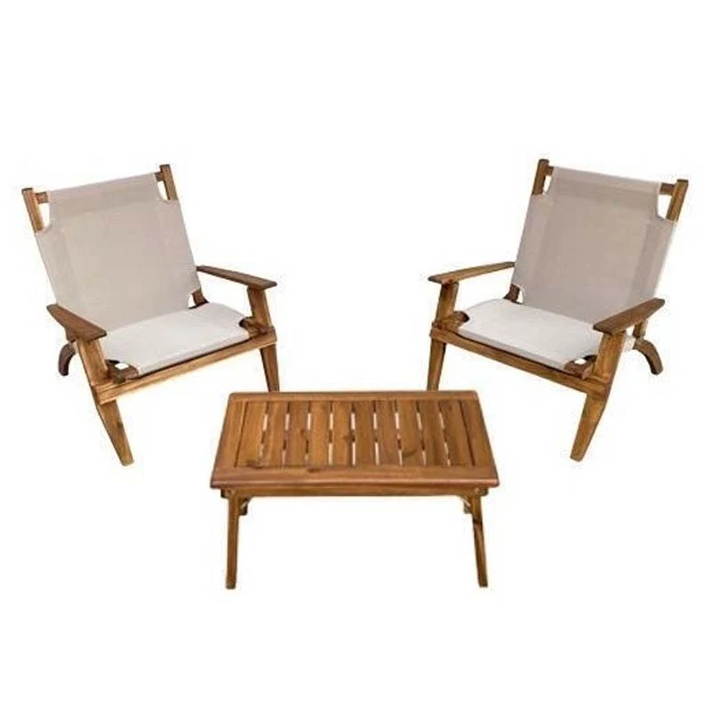 Set Garden Wood Cotton Club Flamenco - La Dea Sedia