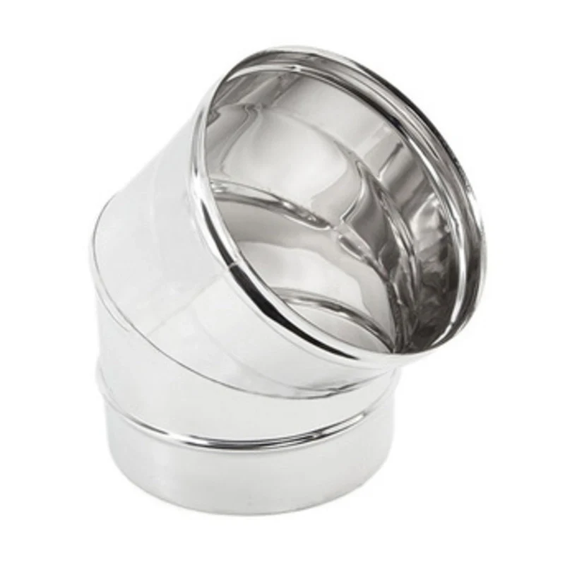 Gomito INOX AISI 304 45 Ø 10 cm 4 Pezzi
