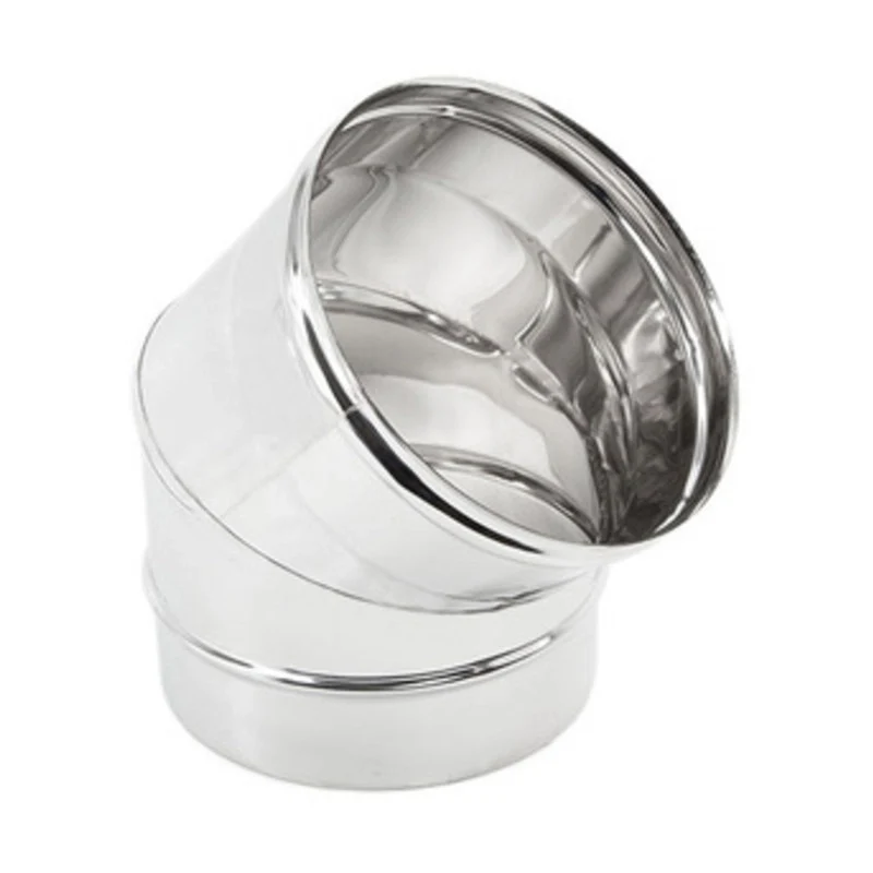Gomito INOX AISI 304 45 Ø 25 cm 2 Pezzi