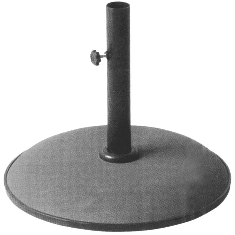 Base Ombrellone Kroma rotonda grigia 15 kg - La Dea Sedia