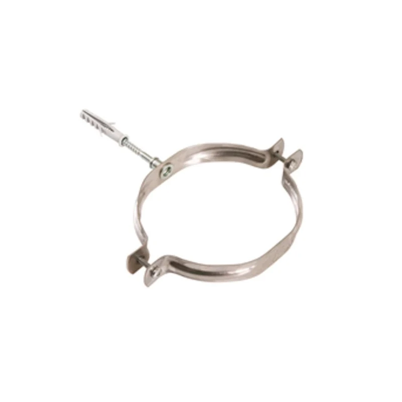 Collare INOX con Tassello per Tubo Stufa 15 cm 10 Pezzi