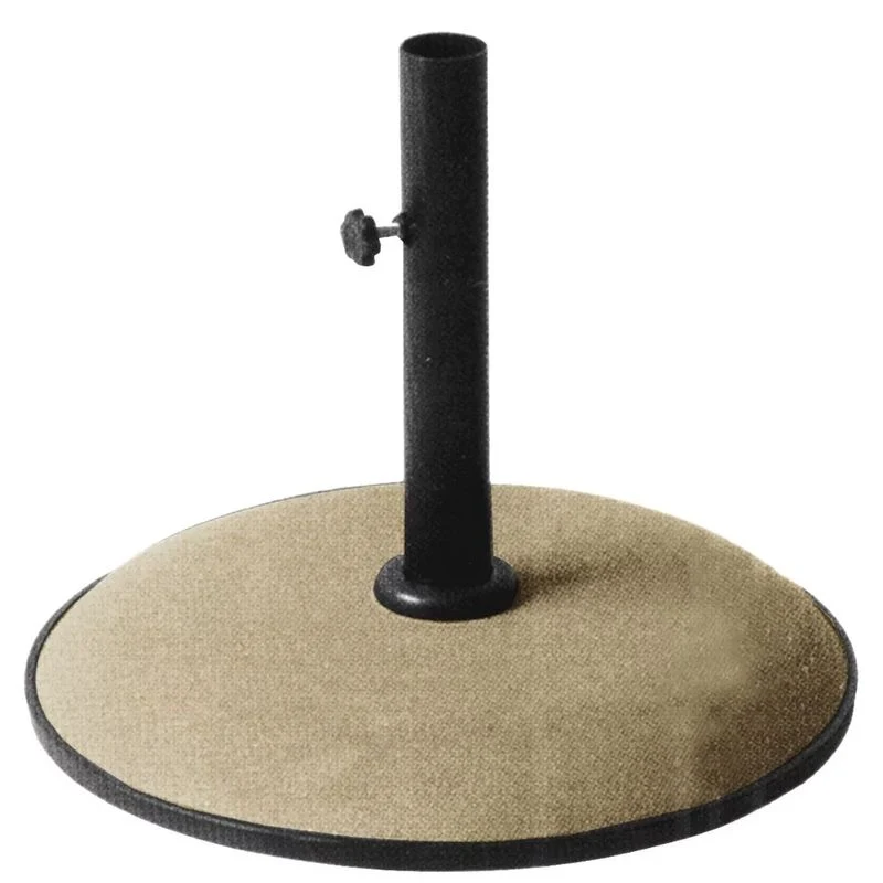 Base Ombrellone Kroma rotonda beige 25 kg - La Dea Sedia