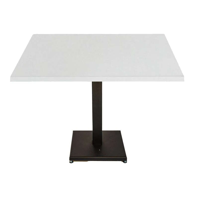Tavolo Contract con piano in Melaminico 70x70 3.6 Piano Bianco - Kit base+tavolo