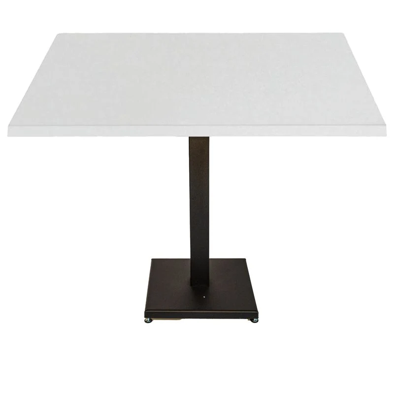 Tavolo Contract con piano in Melaminico 80x80 3.6 Piano Bianco - Kit base+tavolo