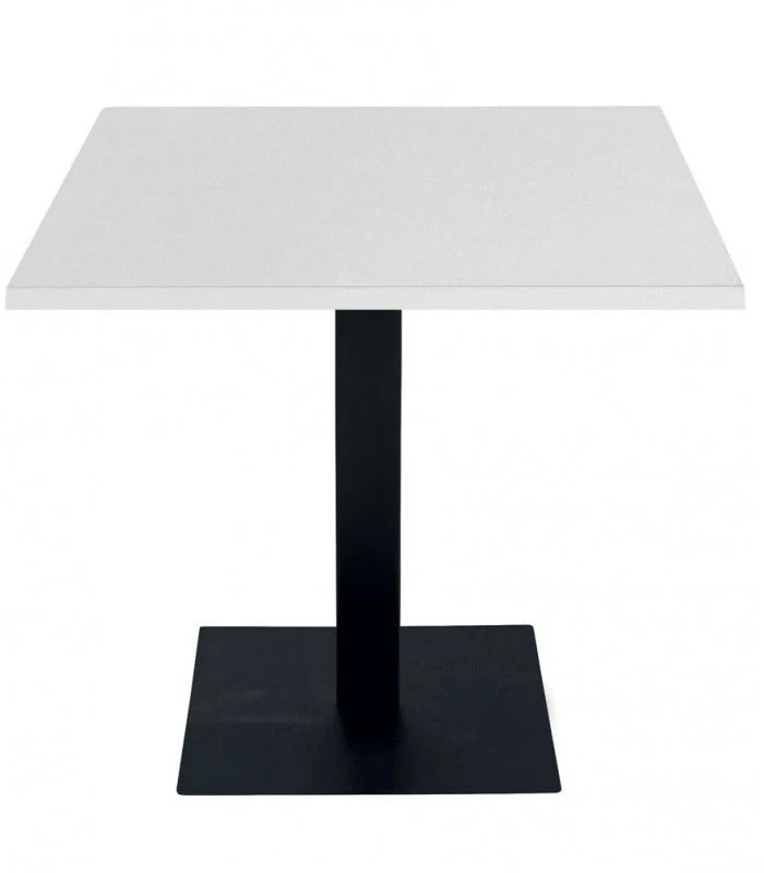 Tavolo Contract con piano in Melaminico 60x60 1.8 Piano Bianco - Kit base+tavolo