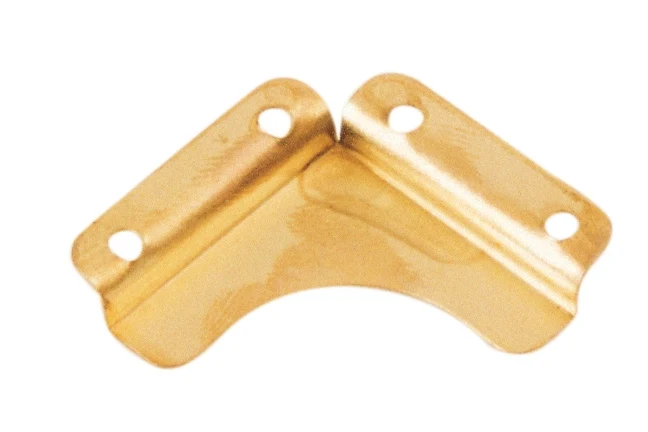 Bl Fermaspecchi Liscio Ottonato 40 x 40 mm 6 Blister 4 Pezzi