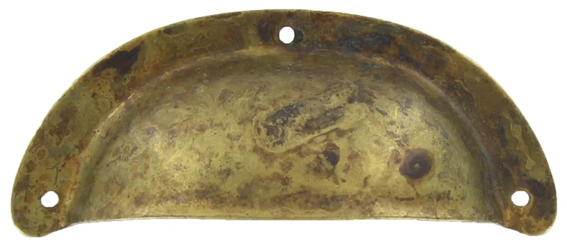 Maniglia 15122 77 x 31 mm P.p. Ottone Anticato 5 Blister Bl
