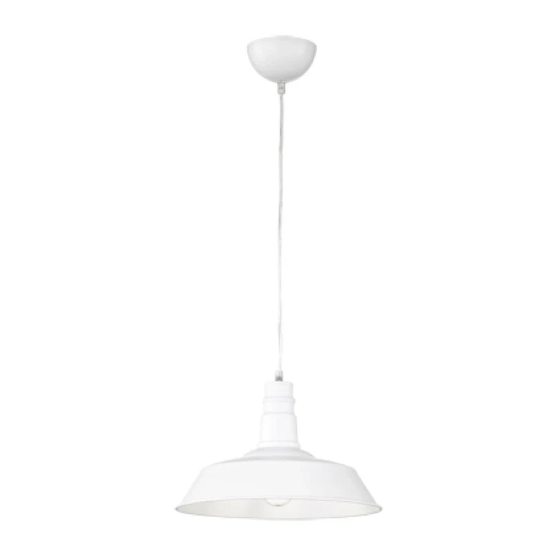 Lampada Sosp Will Metallo D 36 cm Bianco