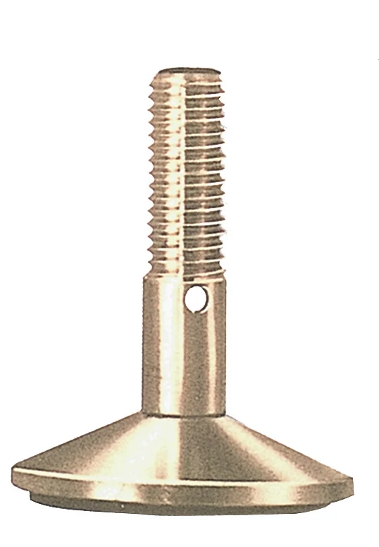 Piedino Regolabile Ottone MA12 x D 60 mm 10 Pezzi
