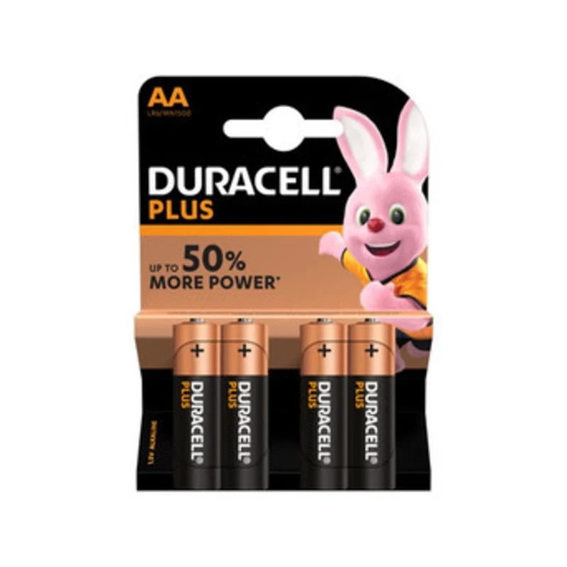 Duracell Batt Alcalina Stilo MN1500 Duracell 20 Blister 4 Pezzi