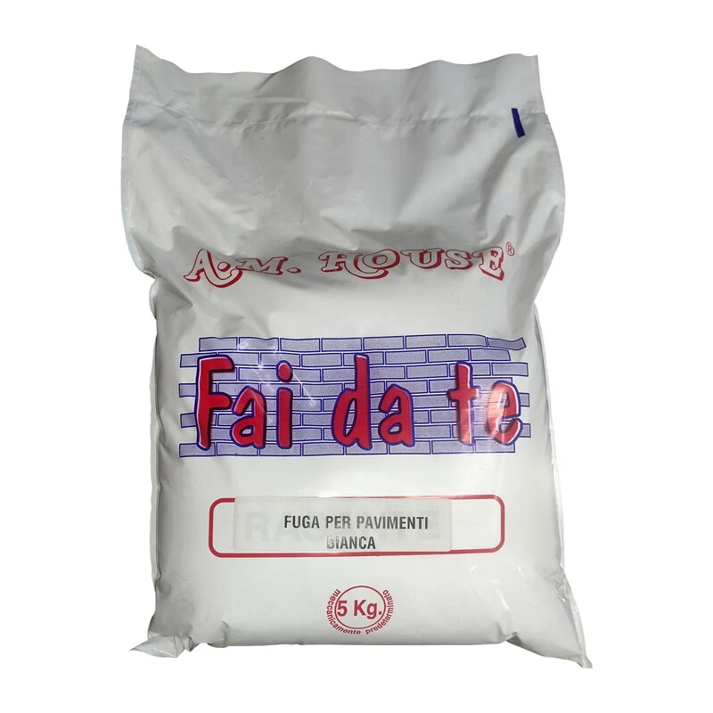 Fuga per Pavimenti Bianco da 5 kg 4 Pezzi