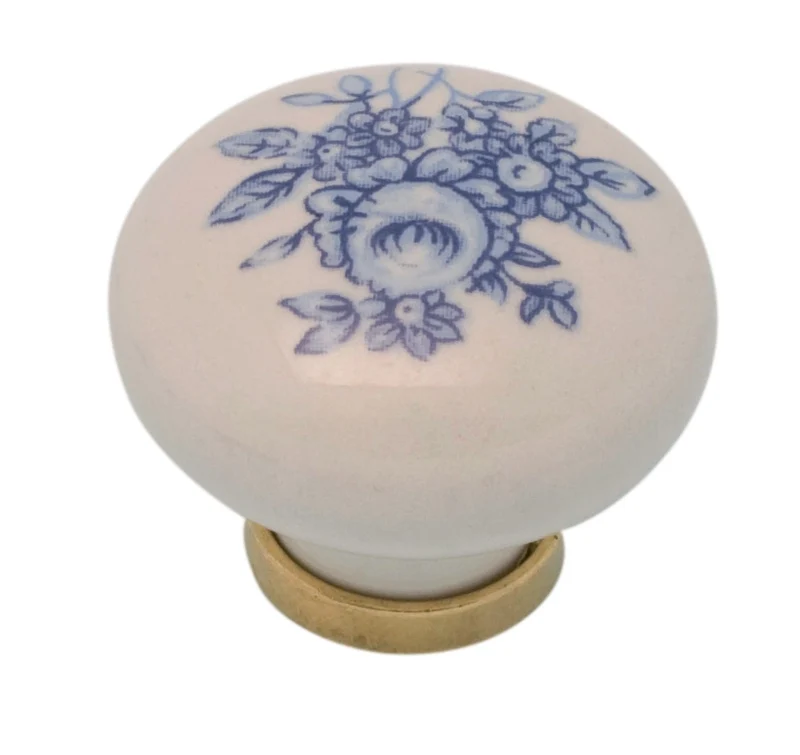 Pomolo Porcellana Tondo con Base F 8 31 x 26 mm** 25 Pezzi