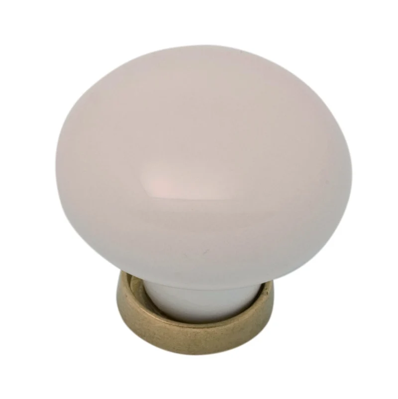 Pomolo Porcellana Tondo con Base F 3 31 x 26 mm** 25 Pezzi