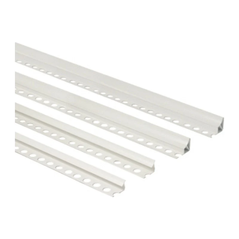 Sguscetta PVC Verticale 8 mm H 260 cm Bianco 10 Pezzi